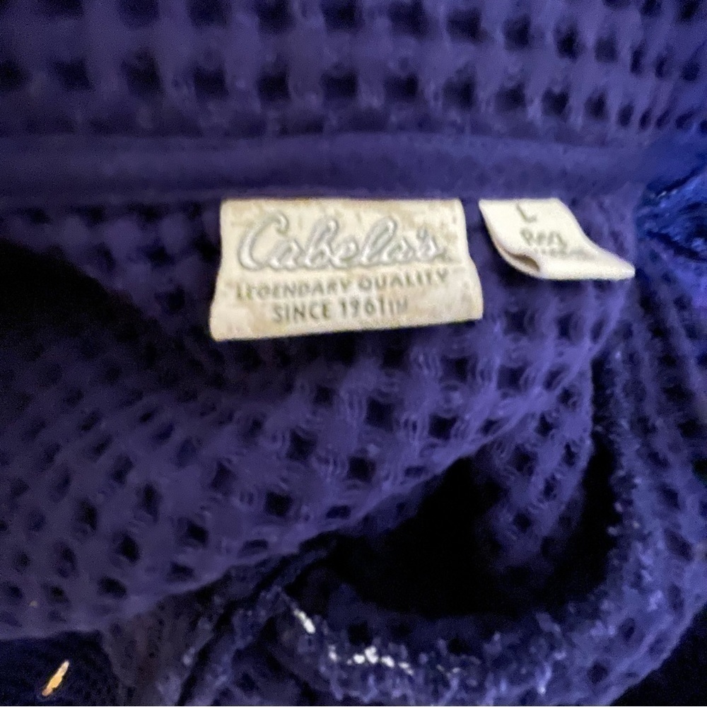 Women’s CABELA’S Waffle Button Front Blazer Jacket - Picture 4 of 5
